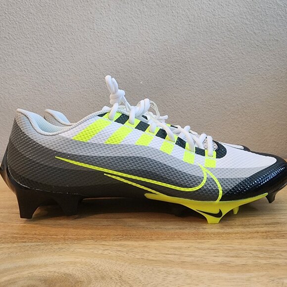 Nike Vapor Edge Speed 360 Grey Volt Football Cleats Shoes Mens 13 DQ5110-071 - Picture 1 of 15